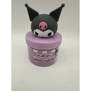 Horizon Group USA Kuromi Slimygloop Scented Glitter Slime, Charm, Jewelry Beads